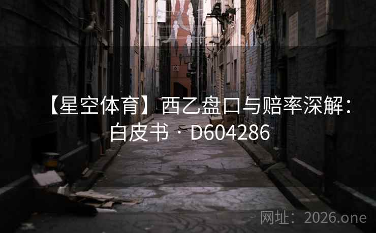 【星空体育】西乙盘口与赔率深解：白皮书 · D604286  第2张