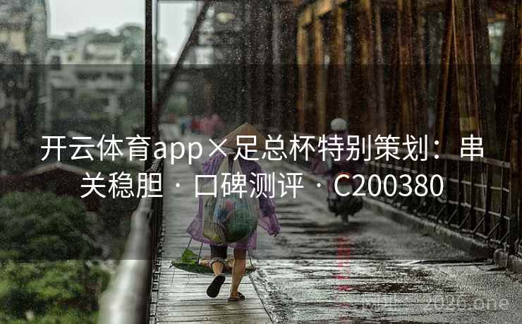 开云体育app×足总杯特别策划：串关稳胆 · 口碑测评 C200380  第2张